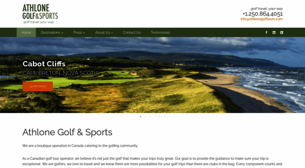 athlonegolftours.com