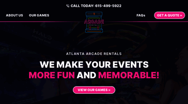 atlantaarcaderentals.com