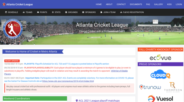 atlantacricketleague.org