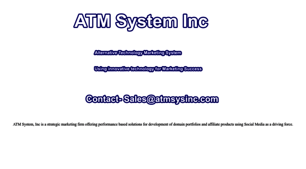 atmsysinc.com