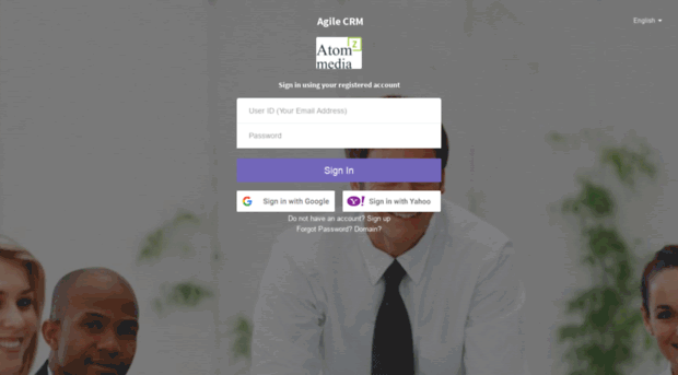 atomz.agilecrm.com