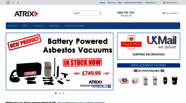atrixvacuums.co.uk