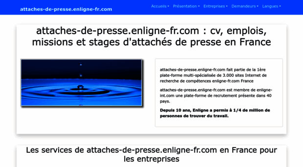 attaches-de-presse.enligne-fr.com