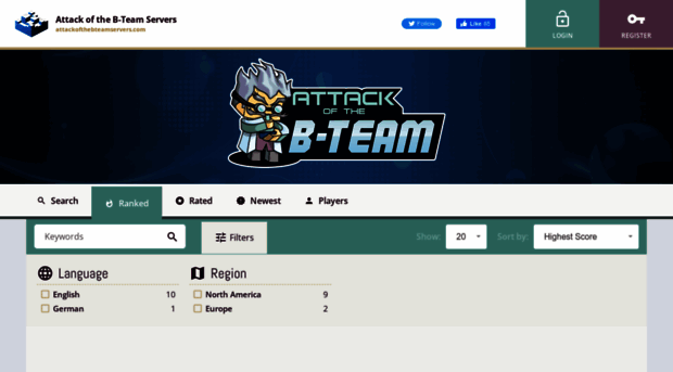 attackofthebteamservers.com