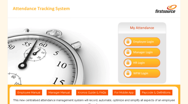 attendance.firstsource.com