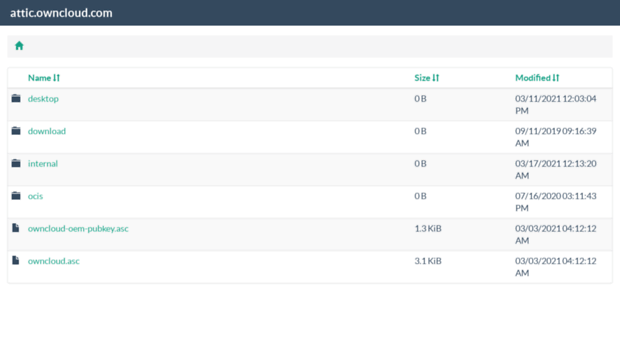 attic.owncloud.com