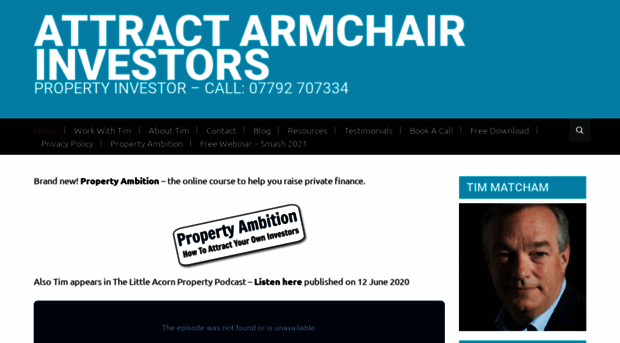 attractarmchairinvestors.com