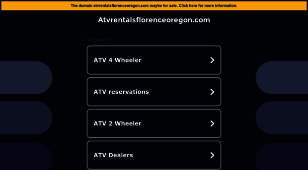 atvrentalsflorenceoregon.com