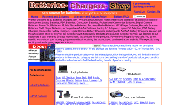 au-batteries-chargers.com