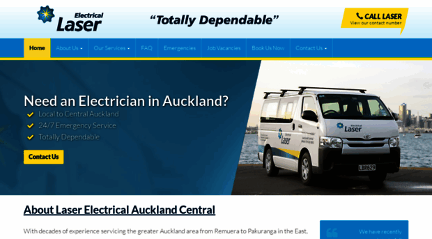 aucklandcentral.laserelectrical.co.nz