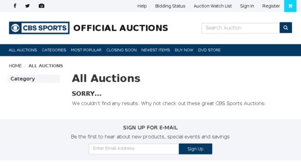 auctions.cbssports.com