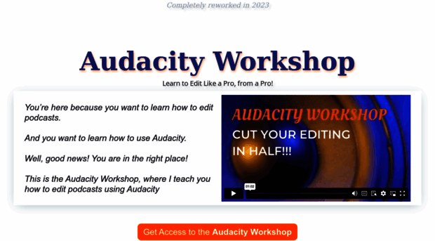 audacityworkshop.com