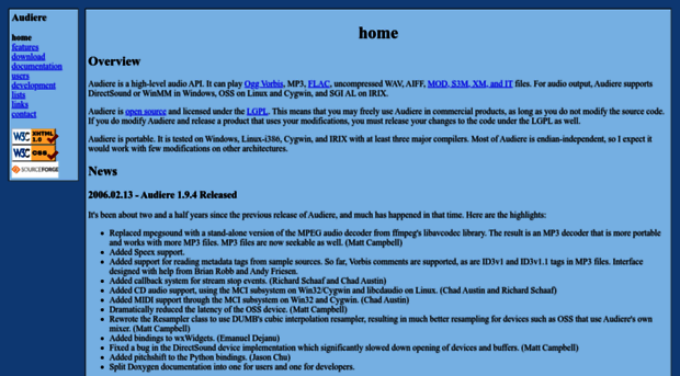 audiere.sourceforge.net