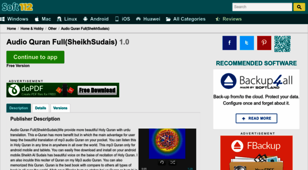 audio-quran-full-sheikhsudais.soft112.com