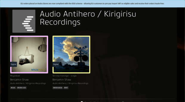 audioantiherokirigirisurecordings.kudosrecords.co.uk