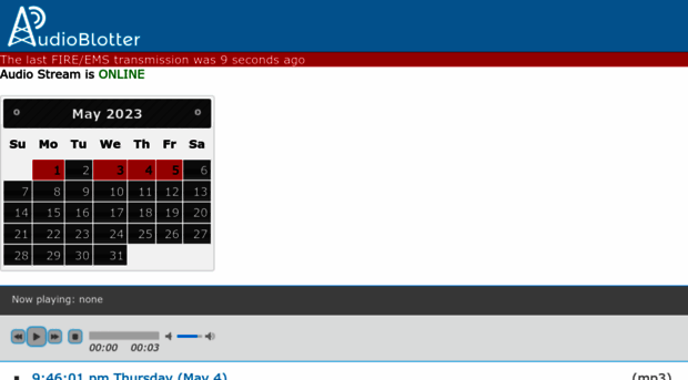 audioblotter.com