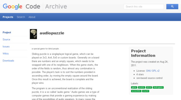 audiopuzzle.googlecode.com