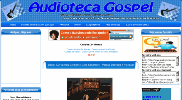 audiotecagospel.net