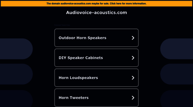 audiovoice-acoustics.com