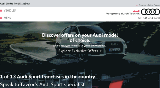 audipe.tavcormotorgroup.co.za