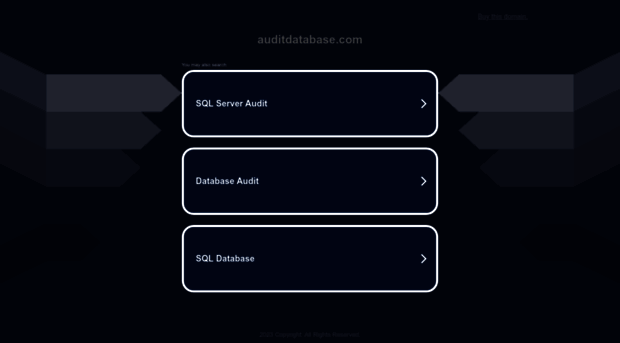 auditdatabase.com
