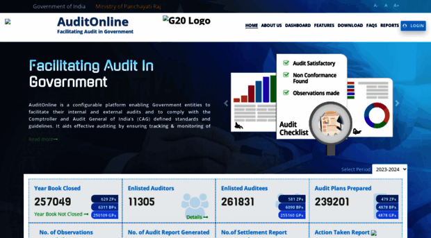 auditonline.gov.in - AuditOnline-1 - Audit Online