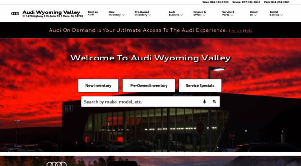 audiwyomingvalley.com