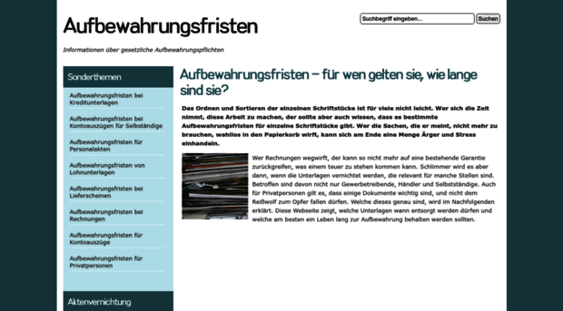 aufbewahrungsfristen.org