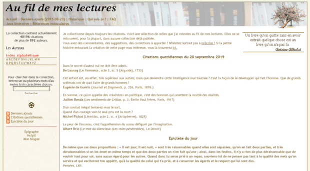 aufildemeslectures.net