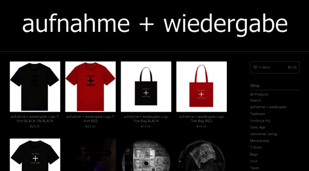 aufnahmeundwiedergabe.bigcartel.com