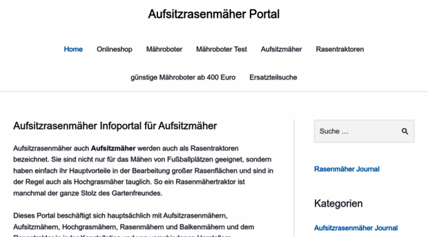 aufsitzrasenmaeher-portal.com