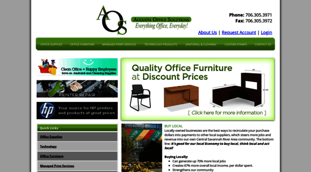 augustaofficesolutions.com