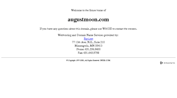 augustmoon.com