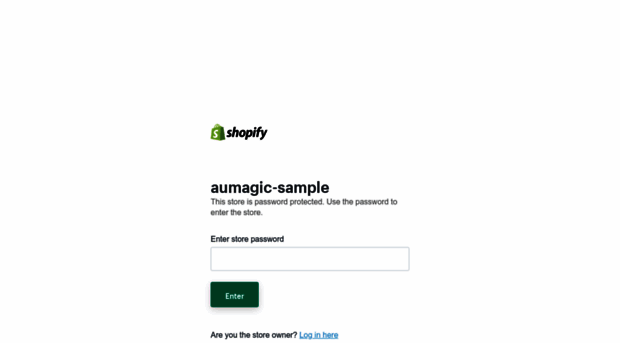 aumagic-sample.myshopify.com