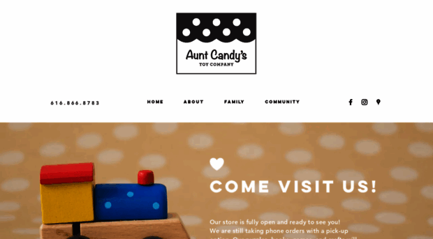 auntcandystoycompany.com