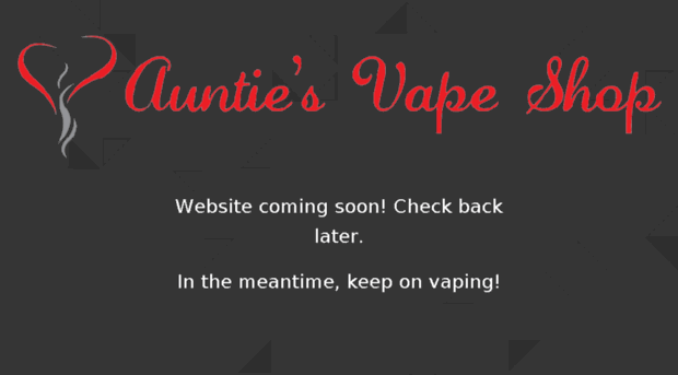 auntiesvapeshop.com