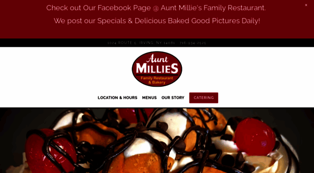 auntmilliesrestaurant.com