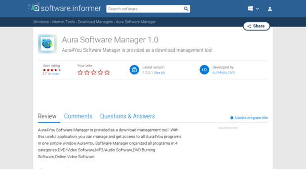 aura-software-manager.software.informer.com