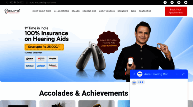 aurahearingaid.com