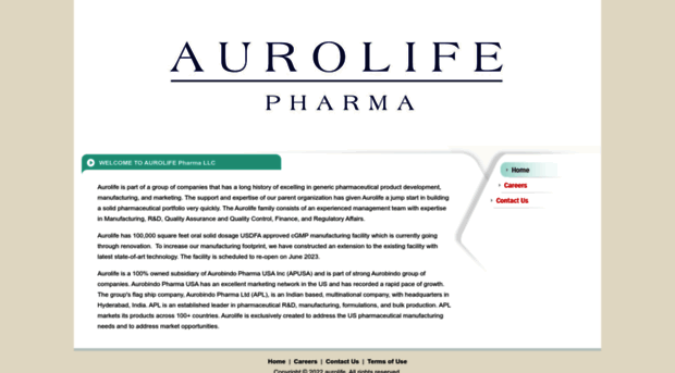 aurolifepharma.com