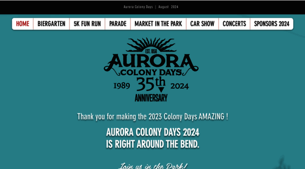 auroracolonydays.com