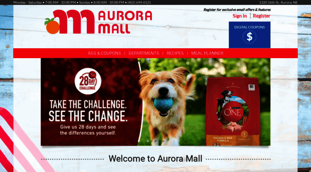 auroramallnebraska.com