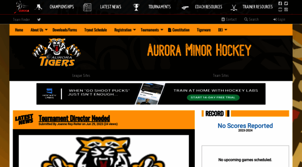 auroraminorhockey.com