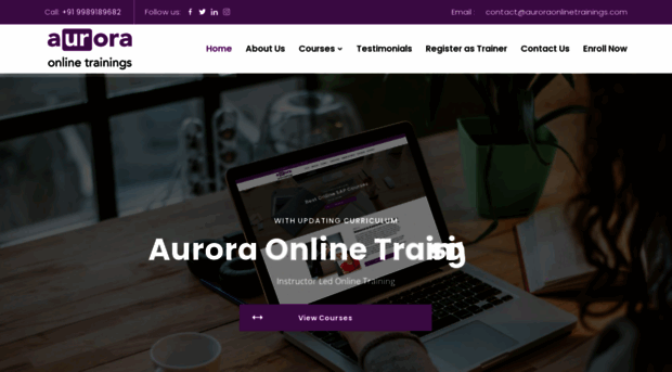 auroraonlinetrainings.com