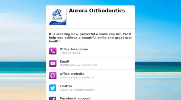 auroraorthodontics.tel