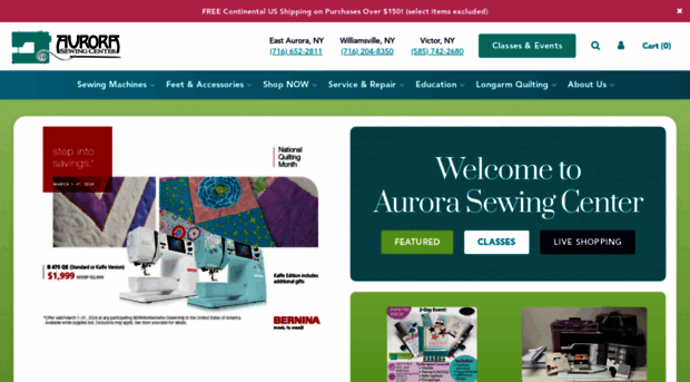 aurorasewingcenter.com