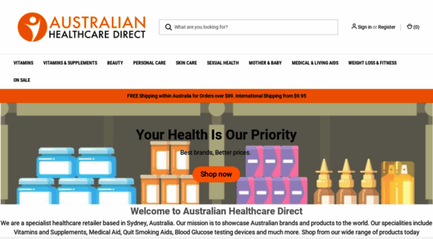 aushealthcaredirect.com.au