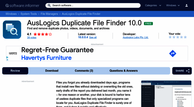 auslogics-duplicate-file-finder.software.informer.com