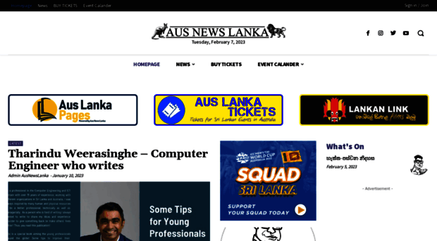 ausnewslanka.com