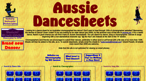 aussie.dancesheets.net